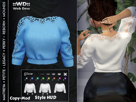 Second Life Marketplace - ::WD:: Blouse Lucy - Sky